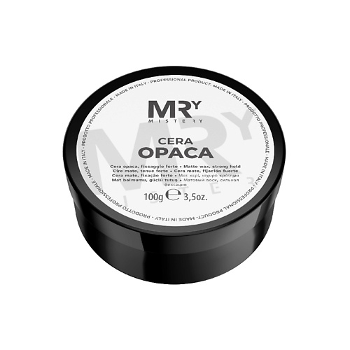 MRY MISTERY Воск для укладки волос матовый сильной фиксации Cera Opaca