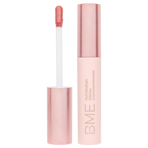 BME Стойкая жидкая вельветовая помада MySmileBeginsWithYou 419₽