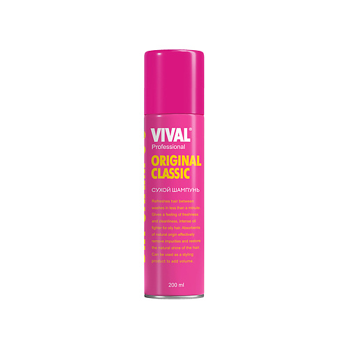 VIVAL BEAUTY Сухой шампунь Original classic вистерра сухой экстракт чаги original 90 г