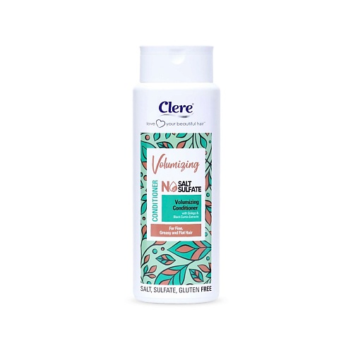 CLERE Бессульфатный укрепляющий кондиционер Volumizing