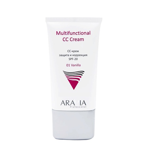 цена CC крем для лица ARAVIA PROFESSIONAL СС-крем защитный SPF-20 Multifunctional CC Cream