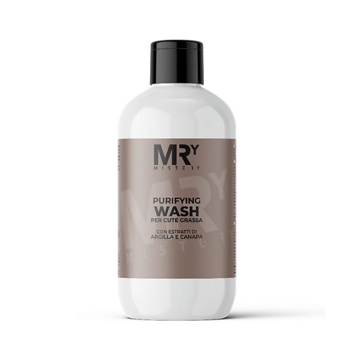 MRY MISTERY Шампунь для жирных волос мужской Purifying Wash окрашивающий шампунь для волос men’s master мужской оттеночный коричневый 10 шт по 25мл