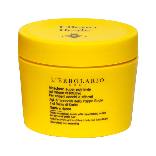 LERBOLARIO Маска для волос Питательная восстанавливающая Effetto Reale LLR000010