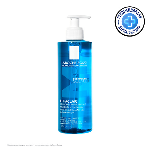 

LA ROCHE-POSAY Effaclar Гель очищающий пенящийся для чувствительной жирной кожи лица и тела, Effaclar Гель очищающий пенящийся для чувствительной жирной кожи лица и тела