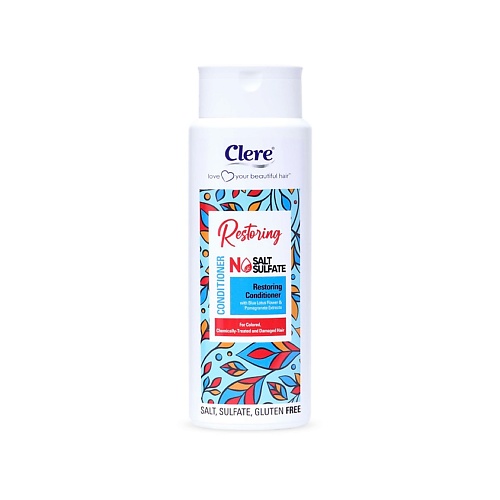 

CLERE Бессульфатный восстанавливающий кондиционер Restoring, Бессульфатный восстанавливающий кондиционер Restoring