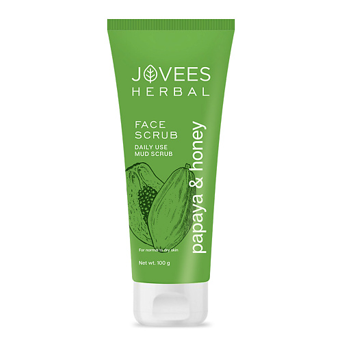 

JOVEES Скраб для лица Papaya & Honey, Скраб для лица Papaya & Honey
