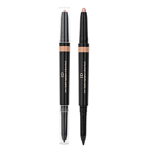 ЛЭТУАЛЬ 2-в-1 хайлайтер для век и карандаш для бровей ID beautydrugs двойной карандаш хайлайтер twin lights