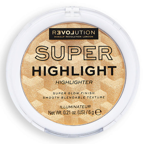Хайлайтер для лица RELOVE REVOLUTION Хайлайтер для лица. Пудра-хайлайтер для макияжа лица Super Highlight компактный