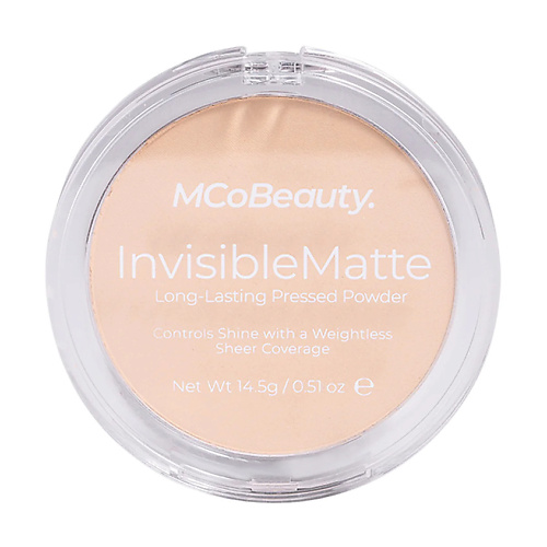 Пудра для лица MCOBEAUTY Пудра для лица матовая пресованная Invisible Matte Long Lasting Pressed Powder пудра для лица lollis пудра для лица soft over cover pressed powder