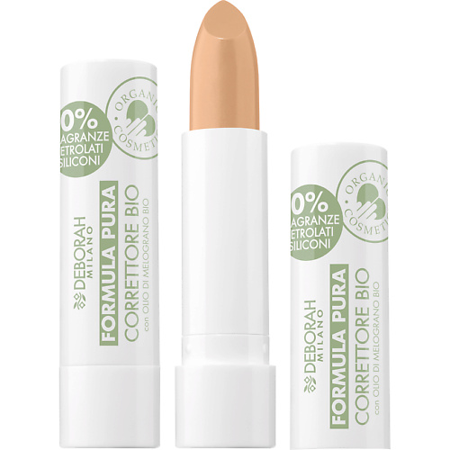 Консилер DEBORAH MILANO Консилер стик Formula Pura Correttore Bio консилер жидкий deborah milano formula pura fluid concealer 4 98 г