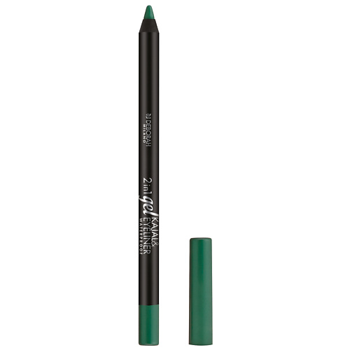Карандаш для глаз DEBORAH MILANO Карандаш для век гелевый 2 IN 1 GEL KAJAL & EYELINER PENCIL beauty bomb laser blade gel eyeliner pencil