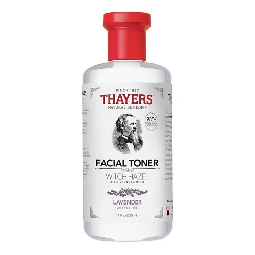 THAYERS Тонер для лица без спирта с гамамелисом и лавандой Witch Hazel Lavender Facial Toner
