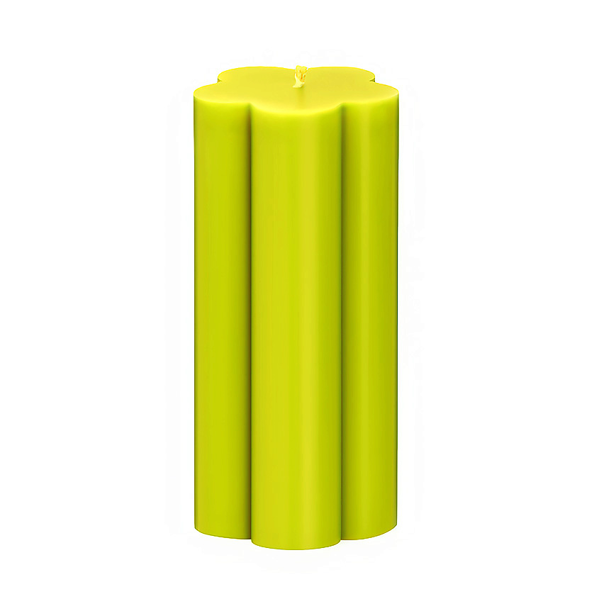 Изображение товара BOOM BLOOM Свеча декоративная интерьерная зеленый луг Daisy Candle, 165 г