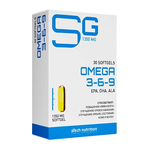 

ATECHNUTRITION PREMIUM Рыбий жир Оmega 3-6-9, Рыбий жир Оmega 3-6-9