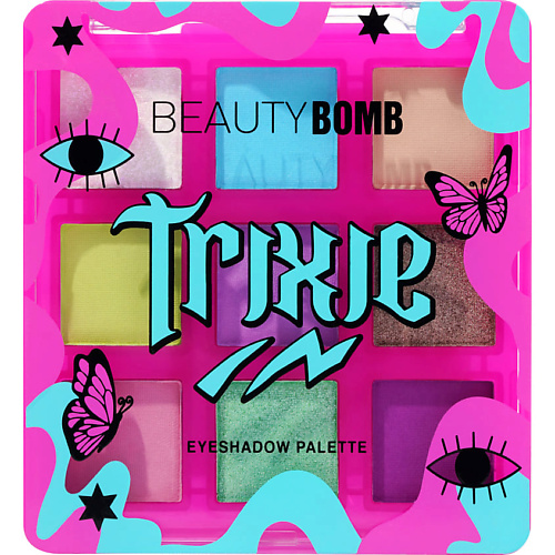 Тени для век BEAUTY BOMB Палетка теней Trixie палетка для контуринга beauty bomb countouring queen 8 мл