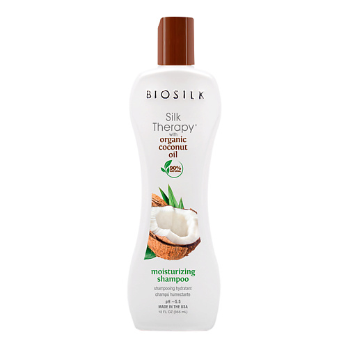 Шампунь для волос BIOSILK Шампунь Organic Coconut Oil Moisturizing organic virgin coconut oil 500ml