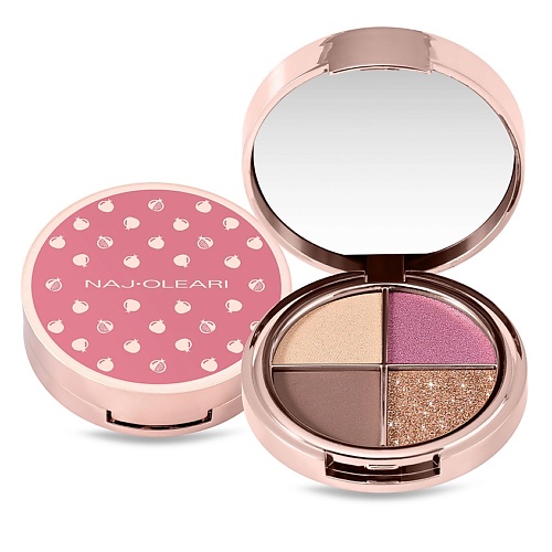 Тени для век NAJ OLEARI Палетка теней для век Eyeshadow Quad стойкие тени для век naj oleari absolute stay 1 64 гр