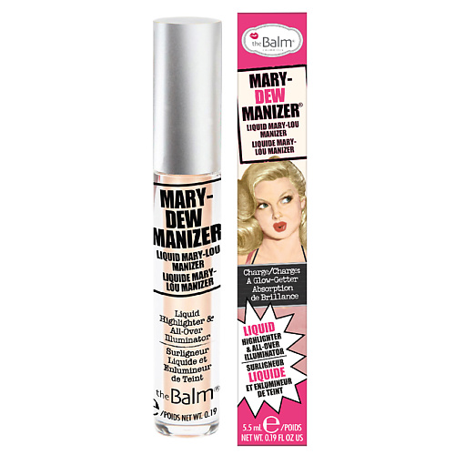 

THEBALM Хайлайтер жидкий Mary-Dew Manizer, Хайлайтер жидкий Mary-Dew Manizer