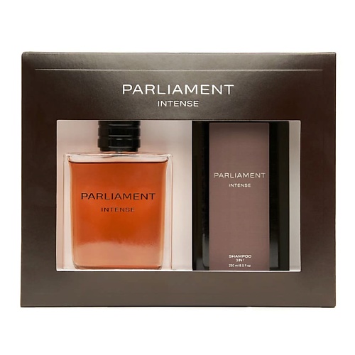 Набор парфюмерии PARLIAMENT Парфюмерно-косметический набор с шампунем 3в1 Intense цена и фото