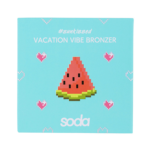 Бронзатор SODA Бронзер прессованный Vacation Vibe Bronzer #sunkissed