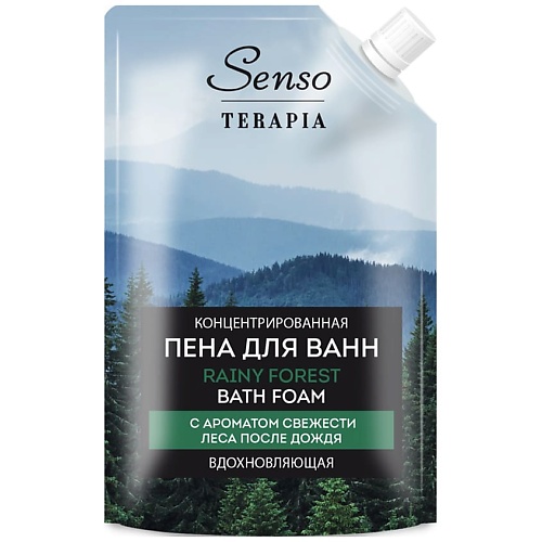 Пена для ванны SENSOTERAPIA Концентрированная пена для ванн «RAINY FOREST» вдохновляющая st концентрированная пена для ванн ginger cookies согревающая