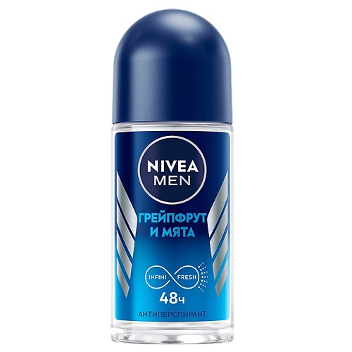 Дезодорант-ролик NIVEA Men Дезодорант-антиперспирант шариковый Грейпфрут и мята дезодоранты nivea men дезодорант антиперспирант шариковый серебряная защита