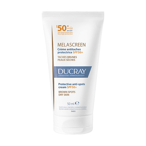 цена Крем для лица DUCRAY Защитный крем против пигментации SPF50+ Melascreen