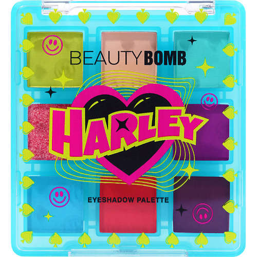 Тени для век BEAUTY BOMB Палетка теней Harley палетка для контуринга beauty bomb countouring queen 8 мл