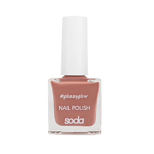 Лак для ногтей SODA Лак для ногтей NAIL POLISH #glossyglow лак для ногтей 378 sophin copper rose nail polish