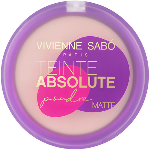 vivienne sabo пудра компактная для лица vivienne sabo teinte absolute matte матирующая тон 03 Пудра для лица VIVIENNE SABO Пудра компактная матирующая