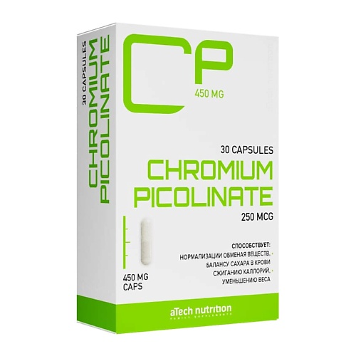 

ATECHNUTRITION PREMIUM Пиколинат Хрома Chrome Picolinate, Пиколинат Хрома Chrome Picolinate