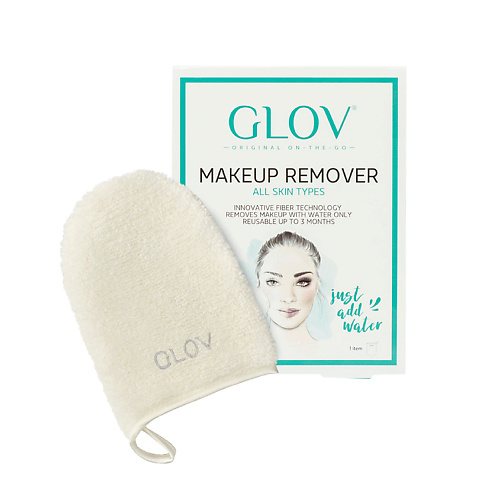 Рукавичка для лица GLOV Рукавичка для снятия макияжа для всех типов кожи On-the-go