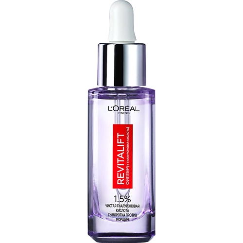 

L'ORÉAL PARIS Сыворотка для лица и шеи с 1,5% чистой гиалуроновой кислотой Revitalift Филлер, Сыворотка для лица и шеи с 1,5% чистой гиалуроновой кислотой Revitalift Филлер