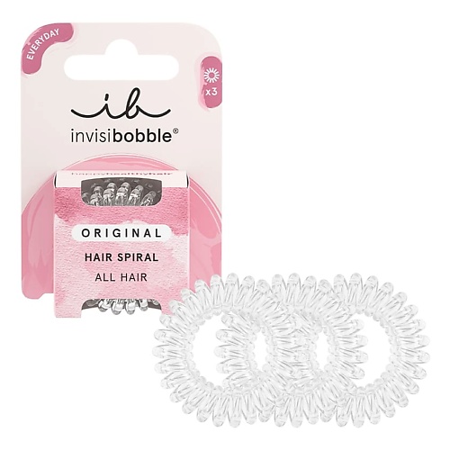 Резинка для волос INVISIBOBBLE Резинка-браслет для волос Original Crystal Clear резинка для волос invisibobble резинка браслет для волос slim crystal clear с подвесом