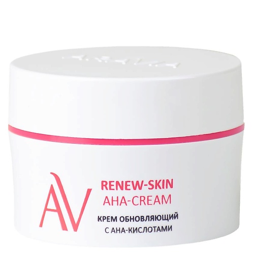 Крем для лица ARAVIA LABORATORIES Крем обновляющий с АНА-кислотами Renew-Skin AHA Cream крем для лица aravia laboratories крем сыворотка для лица восстанавливающая anti acne cream serum