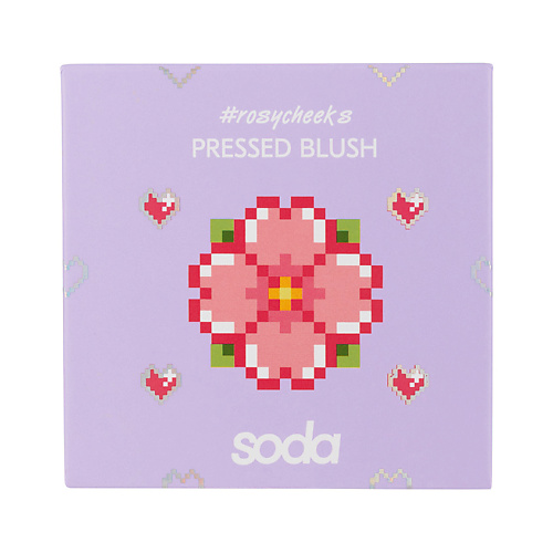 SODA Румяна прессованные #rosycheeks