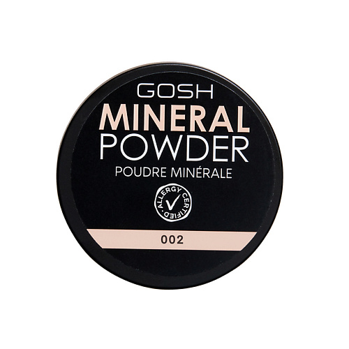 Пудра для лица GOSH Пудра для лица минеральная Mineral Powder уход за лицом derma e минеральная пудра для лица солнцезащитная spf 30 sun protection mineral powder