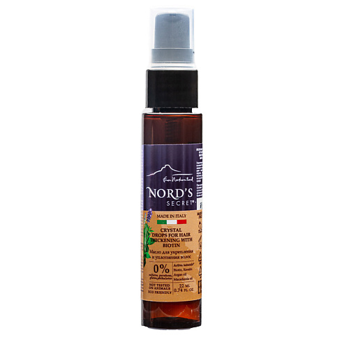 

NORD'S SECRET Масло для укрепления и уплотнения волос с биотином "Лаванда и Мята" Crystal Drops For Hair Thickening With Biotin, Масло для укрепления и уплотнения волос с биотином "Лаванда и Мята" Crystal Drops For Hair Thickening With Biotin