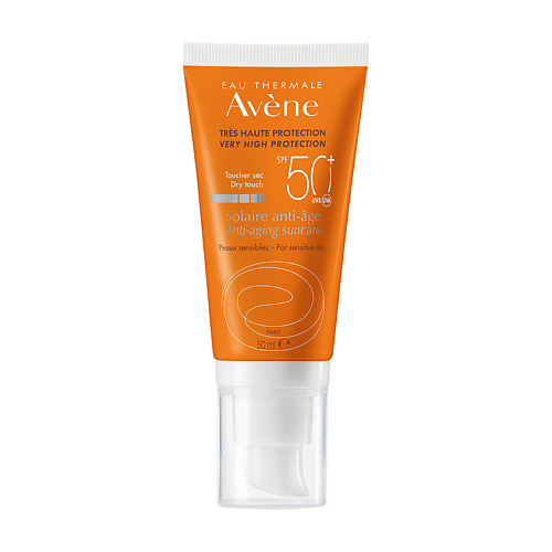 Солнцезащитный крем для лица AVENE Cолнцезащитный анти-возрастной крем SPF 50+ Very High Protection Anti-aging Suncare avene a oxitive anti aging serum 30 ml