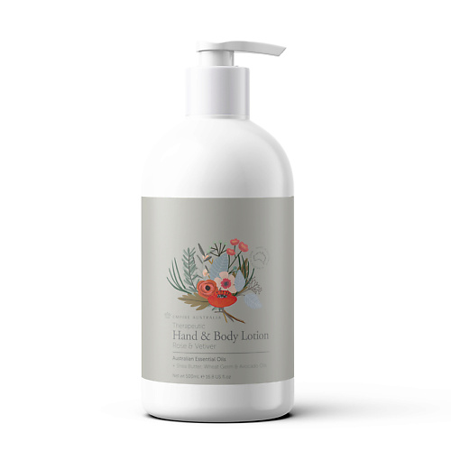 EMPIRE AUSTRALIA Лосьон для рук и тела с маслами розы и ветивера Therapeutic Series