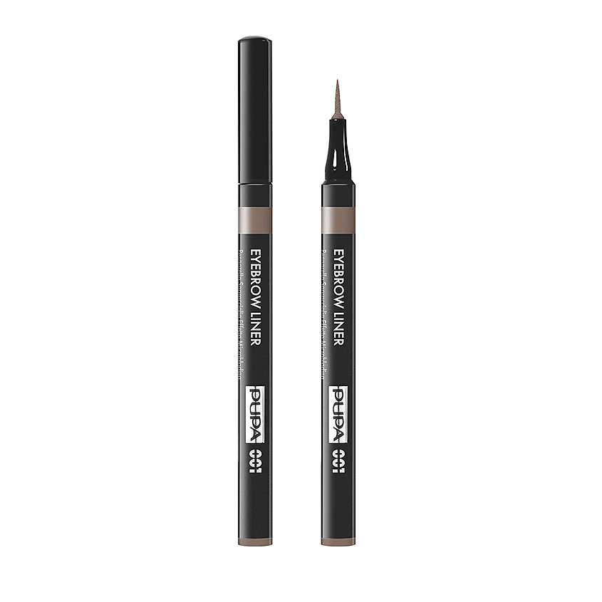 PUPA Подводка для бровей Eyebrow Marker, № 001 Пепельно-коричневый, 1,1 ...