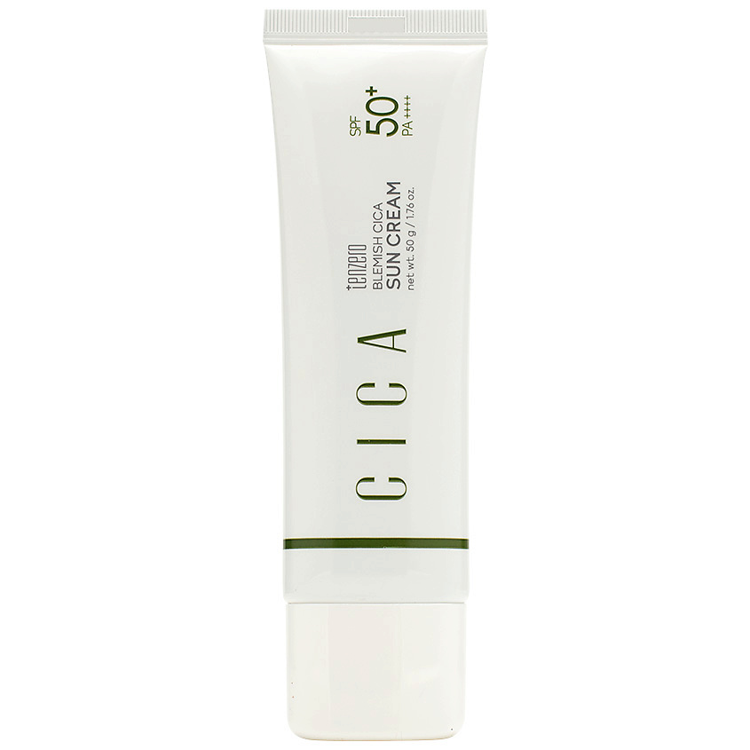 Изображение товара TENZERO Крем для лица солнцезащитный успокаивающий с центеллой азиатской SPF 50+/PA++++ Cica Sun Cream, 50 г