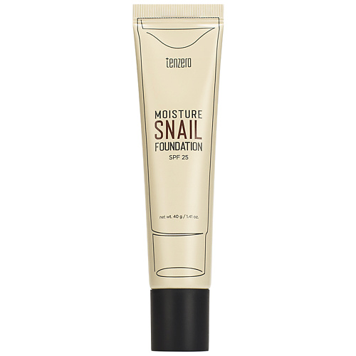 

TENZERO Тональный крем для лица с муцином улитки SPF 25+ Snail Foundation, Тональный крем для лица с муцином улитки SPF 25+ Snail Foundation