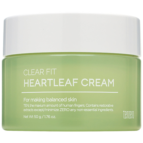 

TENZERO Крем для лица балансирующий с экстрактом хауттюйнии Heartleaf Cream, Крем для лица балансирующий с экстрактом хауттюйнии Heartleaf Cream