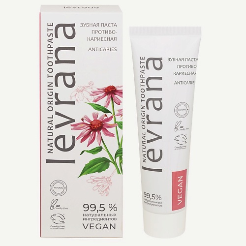 

LEVRANA Зубная паста противокариесная Natural Origin Toothpaste, Зубная паста противокариесная Natural Origin Toothpaste