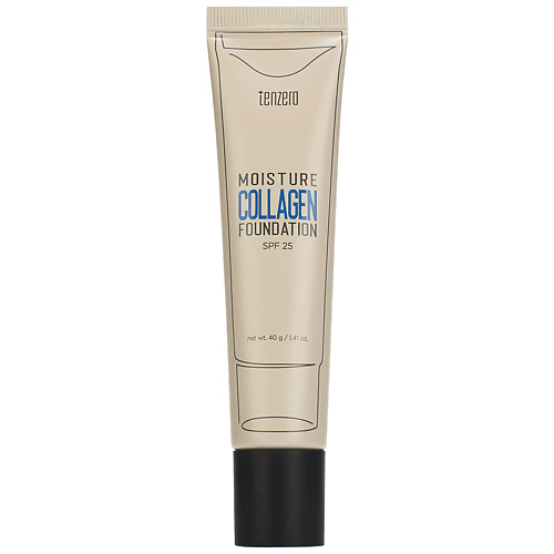 TENZERO Тональный крем для лица с коллагеном SPF 25 Collagen Foundation 546₽