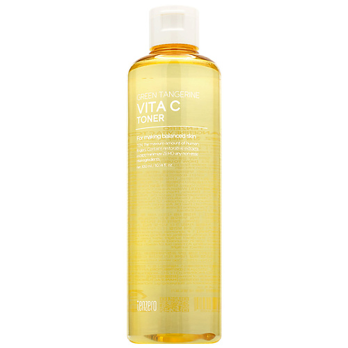 

TENZERO Тонер для лица освежающий с экстрактом зелёного мандарина Green Tangerine Vita C Toner, Тонер для лица освежающий с экстрактом зелёного мандарина Green Tangerine Vita C Toner