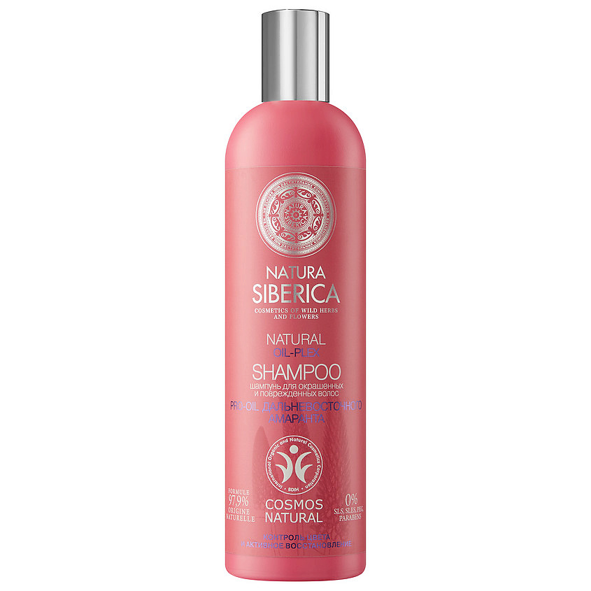 NATURA SIBERICA Oil-plex Сертифицированный шампунь для окрашенных и ...