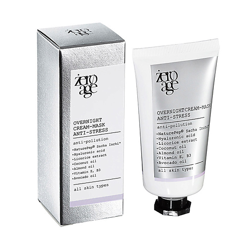 ZERO AGE Ночная крем-маска антистресс Overnight Cream-Mask Anti-Stress 459₽