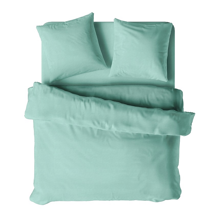 Изображение товара VEROSSA Комплект постельного белья Melange Евро 50/70, 70/70 Emerald, 1 шт.